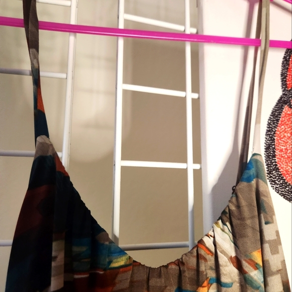 S Twelve Fall Maxi Dress Size Large - Picture 6 of 8